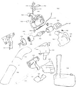 Page A Diagram and Parts List for BV2500 Type 3 Black and Decker Leaf Blower / Vacuum